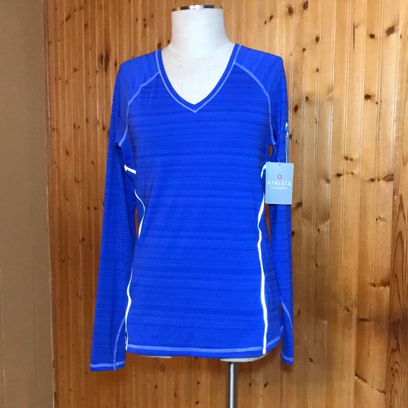 Athleta Tops - NWT Athleta Blue Cerb Zinger Athletic Workout Top